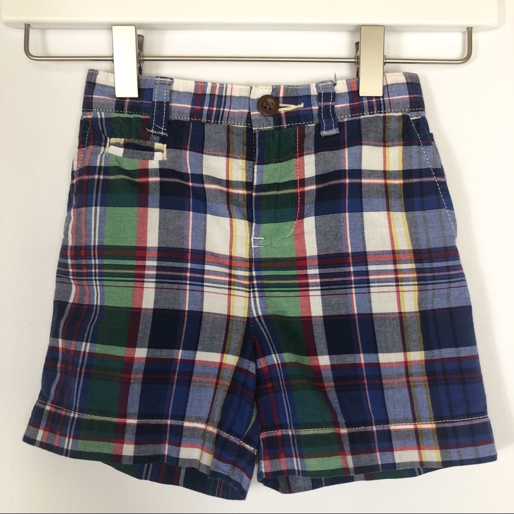 Polo by Ralph Lauren boys 18M plaid shorts